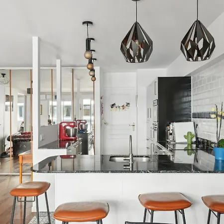 Le Montparnasse Chic : L'elegance Parisienne דירה